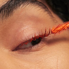 3ina MAKEUP - The Color Mascara 172 Oramge with Vegetal Keratin Volume and Lift Long-Lasting Flake Free Lengthening for Sensitive Eyes Vegan Cruelty Free, 31.0 grams, Pack of 1