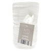 Cellular blanket moses basket pram crib baby 100% cotton WHITE