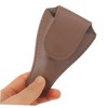 FOMIYES Cuticle Scissor Protective Pu Nipper Case for Nail Clippers