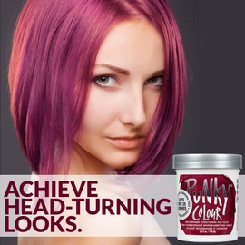 Punky Red Wine Semi Permanent Conditioning Hair Color, Vegan, PPD and Paraben Free, lasts up to 25 washes, 3.5oz