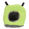 Warm Bird Hammock Round Foldable Soft Plush Winter Bird Swing