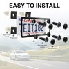 LivTee Rustproof License Plate Screws for Securing License Plates Frames