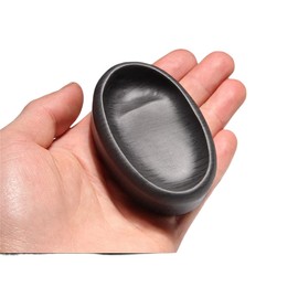 Inzuru Inkstone, Sumi Pond, Natural Rough Stone, Suzuri, Inzuri Stone, Four Treasure Stationery, Calligraphy Supplies, School Supplies, Portable, Convenient to Carry, Palm Size, Comes with a Lid and