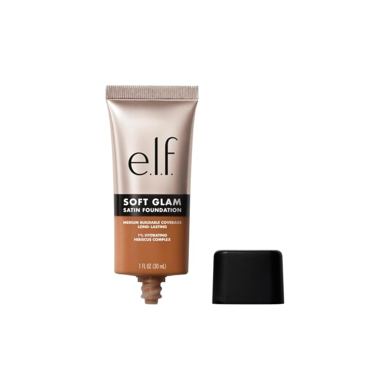 e.l.f. Cosmetics Soft Glam Base de Maquillaje Satinada Tono Profundo