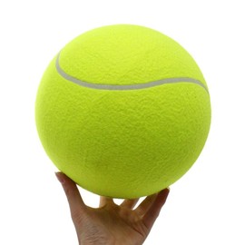 Giant Tennis Ball 24cm Big Outdoor Beach Sports Fun Inflatable Play Jumbo Toy for Children Adult Dog Pet