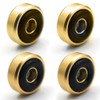 Audio Insulator for Speakers, Anti-Howl Insulator, Aluminum Circular Type, Gold