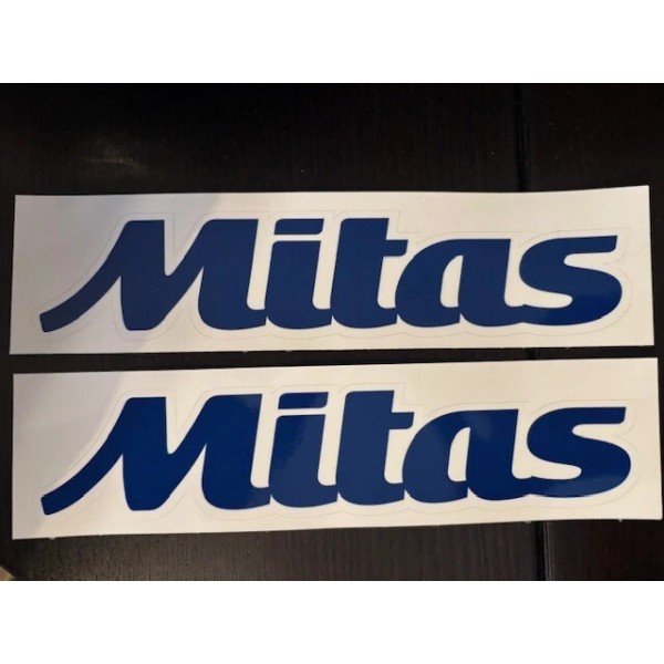 MITAS TIRES ATV UTV CYCLE Racing Decals Graphics 2PC Sticker