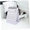 Ciieeo 2pcs Desk Calendar Minimalist Design for Office Home and