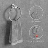 Round Brushed Nickel Bathroom Hardware: 8 Pieces Stainless Steel Bath