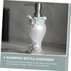 Zerodeko Style Refillable Soap Dispenser Stylish Pump Shampoo Bottle for