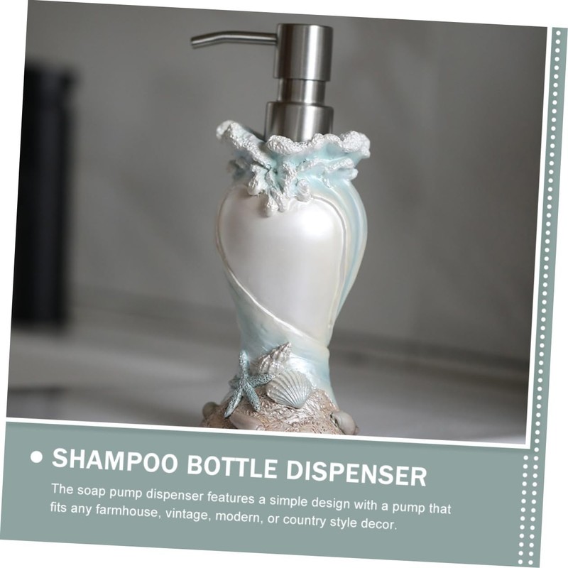Zerodeko Style Refillable Soap Dispenser Stylish Pump Shampoo Bottle for