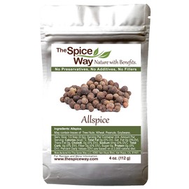 The Spice Way Allspice - Whole | 4 oz | a multipurpose berry for curries, sauces, soups and even pastries