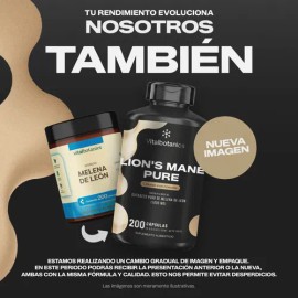 Hongo Melena De Leon Nootropico 200 Capsulas  Vitalbotanics                                                                                           