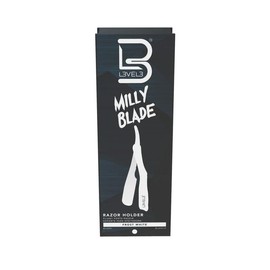 L3VEL3™ Milly Clutch Razor Holder - Frost White Stainless Stainless Steel