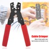Cable Crimper, YTH-202 Multitul Wire Portable Cable Crimper Terminal Crimping
