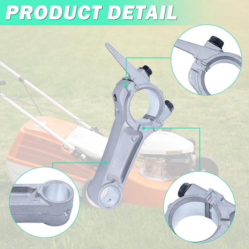 Adefol 68mm Piston Ring Kit with Connecting Rod Full Gasket