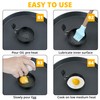 FUNUTTERS Egg Rings, 3.5'', Nonstick, Professional and Large, Stainless Steel