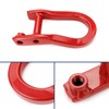 Front Tow Hooks Ring Compatible with 2007-2019 Chevy Silverado GMC