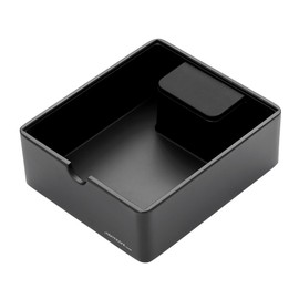 Normcore Compact Espresso Knock Box, Metal Coffee Knock Box, Heavy-Duty Knockbox, Anodized Aluminum, Espresso Accessories for Coffee Grounds, Black