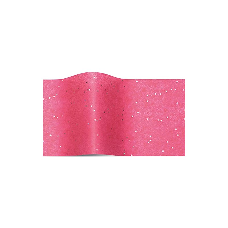 SatinWrap Luxury Tissue Wrapping Paper Hot Pink Sapphire Gemstone Sparkle