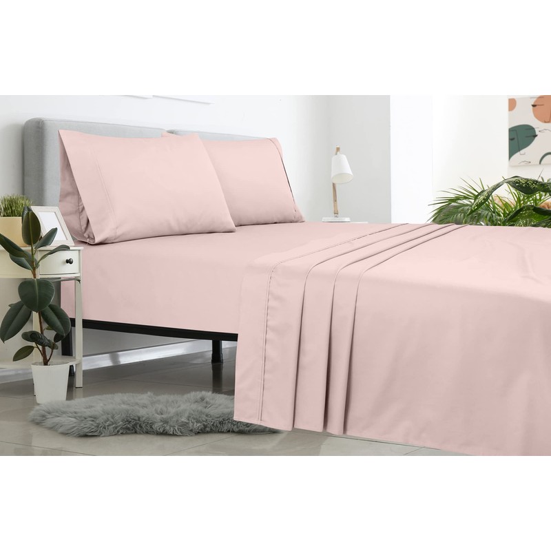 Royale Linens - Sábana encimera de microfibra cepillada, 1800 hilos,
