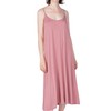 Lu's Chic Women's Nightgown Cami Cotton Sleepwear Plus Size Sleeveless