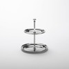 American Metalcraft STS2 Tiered Stand, Stainless Steel, Two-Tier, 5-1/2" Diameter,