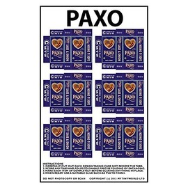 MyTinyWorld Dolls House Miniature Packaging Sheet of 6 Paxo