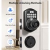 TEEHO Keyless Entry Keypad Door Lock with Handle, Electronic Digital