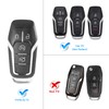 MILD EAST Key Fob Cover for Ford with Key Chain,