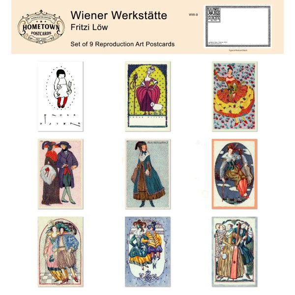 Wiener Werkstatte: Fritzi Low (Series 1) - Lot of (9)