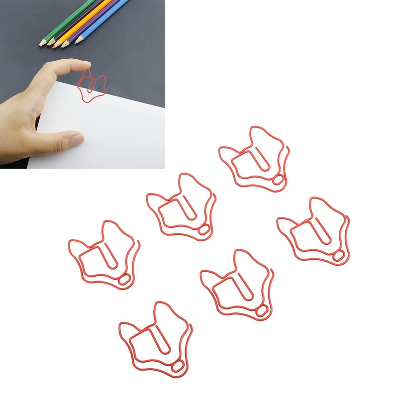 100pcs Adorable Animal Paper Clips Funny Scrapbook Paper Clips Small