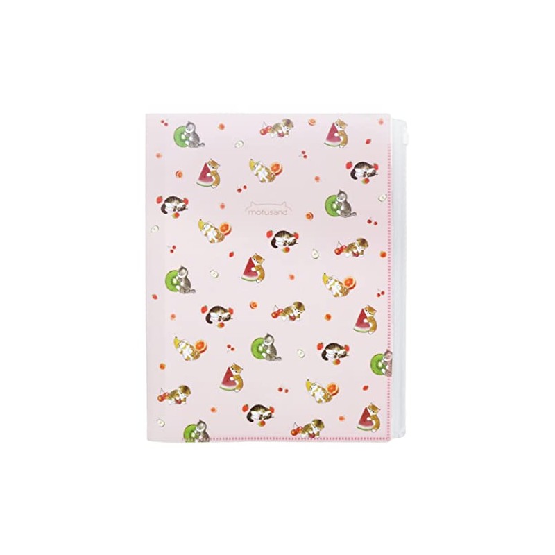 Sunstar Stationery mofusand Clear File Zipper Case, Fruit S2134110