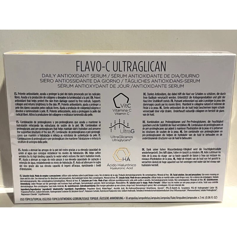 ISDIN Flavo-C Antioxidant Serum 10 ampoules x 2mL NEW