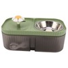 Cat Water Fountain Food Bowl High Capacity Quiet 2 In