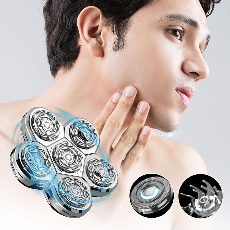Aiyraa Skull Shaver Replacement Blades for Head Shaver Bald, 6D