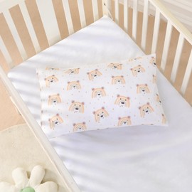 Cotton Pillowcase for Kids - 40x60 /33x45cm, Soft, and Easy to Clean - Charming Designs -Ideal for Comfortable and Restful Sleep. Duvet Bedding, Toddler, Girls, Boys - Single Cover Case