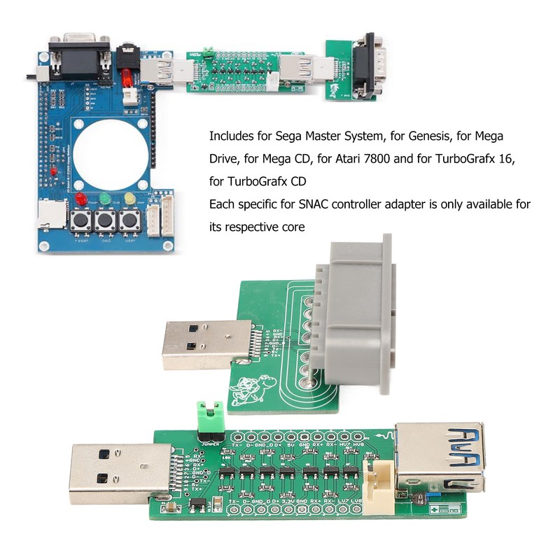 USB3.0 Game Controller Converter Latency Free for SNAC Adapter for