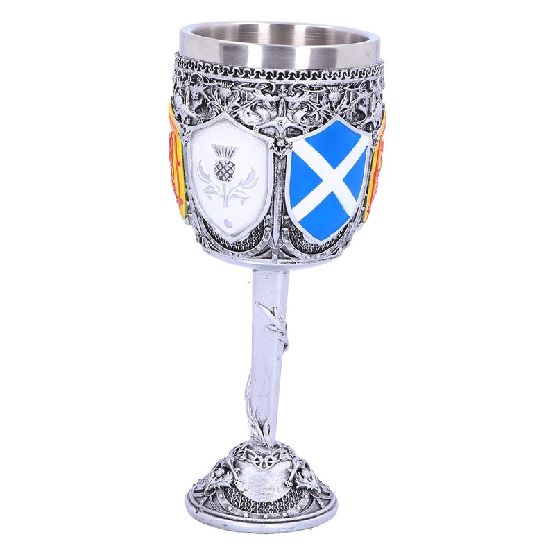 Nemesis Now B4697P9 Goblet of The Brave Scottish Shield Chalice
