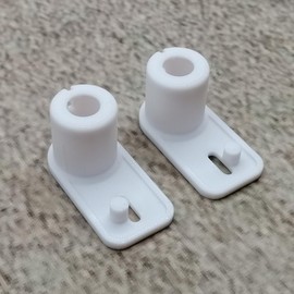 ULEIVA Replacement Hinge White Pack of 2 Door Hinges Compatible with Dometic Caravan Motorhome Freezer Replacement Part Door