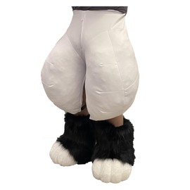 LUOWAN Digitigrade Fursuit Legs interior, Cosplay Costume cloth, furry leg liner