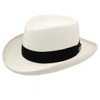 Dobbs Basino - Panama Straw Gambler Hat (6 7/8)