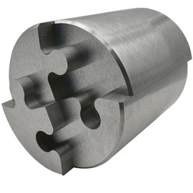 Heavenly Metals Zero Tolerance 4-Piece Cylinder Puzzle – Precision EDM Wire Cut Stainless Steel Trinket