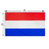 DANF Netherlands Flag 3x5 Ft Thick Polyester, Fade Resistant, Brass