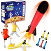 REFUN Toy Rocket Launcher for Kids with 6 Foam Rockets