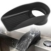 Air Gap ​Cover Water Ramp Silicone Splash ​Guard (Black), 4°