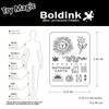 Boldink Temporary Tattoos, semi permanent tattoos, 15-day long lasting tattoo
