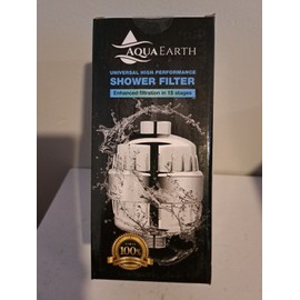 AQUA EARTH UNIVERSAL HIGH PERFORMANCE 15 STAGE SHOWER FILTER