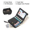 GOIACII Women's Small and Short Format Wallet with RFID Blocking,