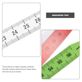 Set de 2 Cintas Métricas para Medición Corporal de Brazo y Cabeza, Flexibles Rebabas, Medidas de 70 CM y 56 CM, Diseñadas para Bebés y en Festivales y Uso Diario